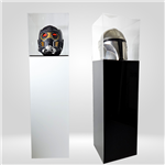 Cajas expositoras de metacrilato con pedestal