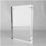 Portacarteles de metacrilato con imanes