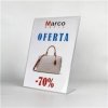Portacarteles de metacrilato 210A7