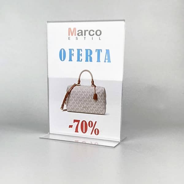 Portamenús de metacrilato 211A4
