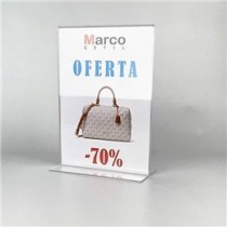 Portamenús de metacrilato 2111A6
