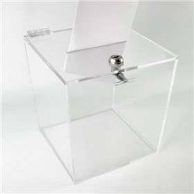 Urnas de metacrilato 20X20X20 cm.  con llave