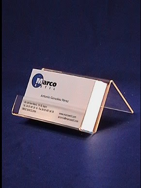 Tarjetero de sobremesa