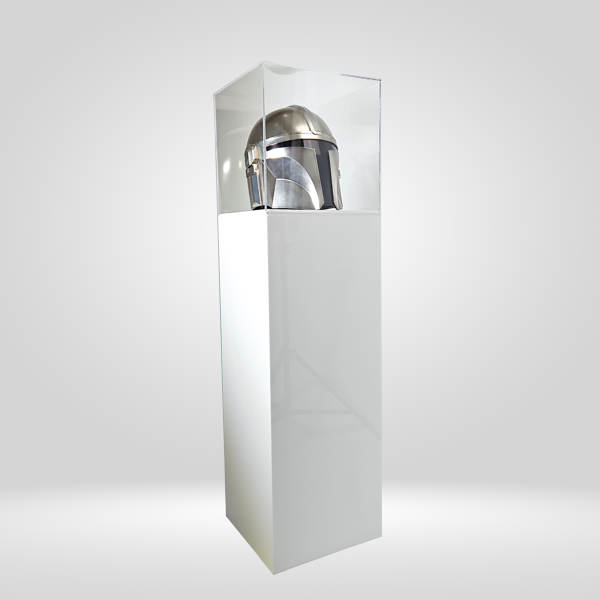 Caja expositora de metacrilato con pedestal de 30x30x120 cm - Imagen 6