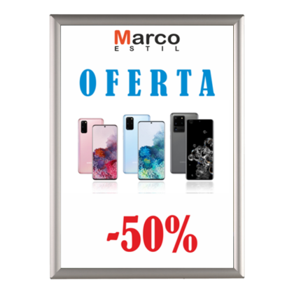 Marco de aluminio A2 (42x60 cm)