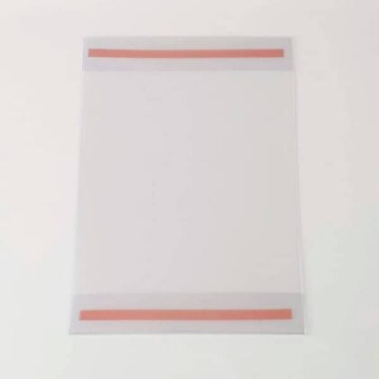 Portacarteles adhesivos de PVC