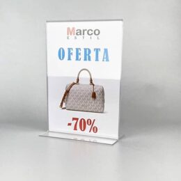 Portamenús de metacrilato 211A3