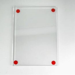 Portacarteles adhesivos de metacrilato