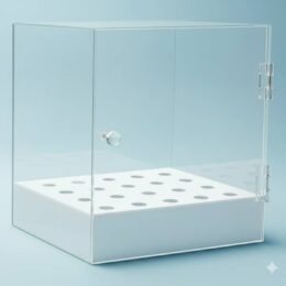 Caja de metacrilato para cucuruchos de helado