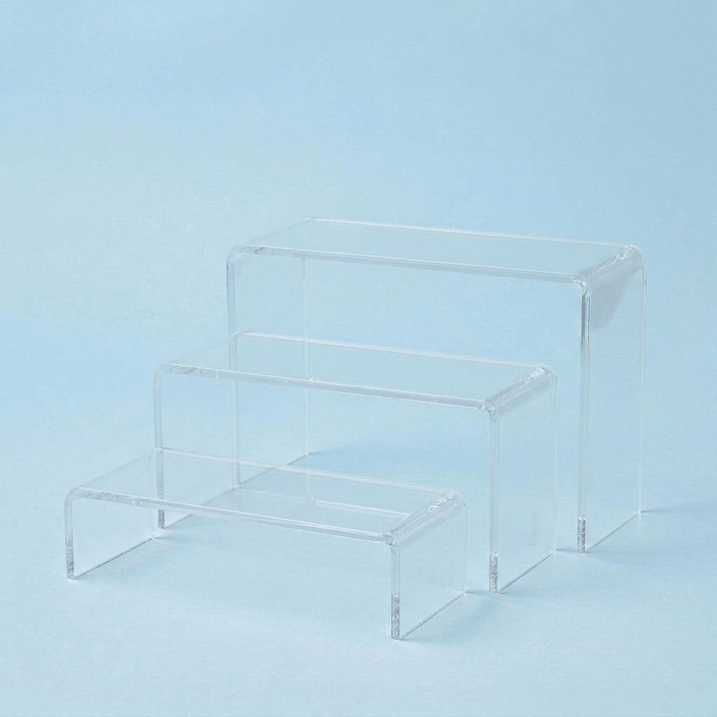 Pack 3 Expositores Metacrilato para Gafas Transparente