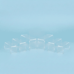 Elevadores de metacrilato transparentes (Pack de 8 piezas)