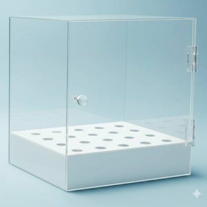 Caja de metacrilato para cucuruchos de helado