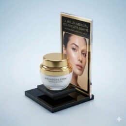 Glorificador para cosmética con portagráficas A6