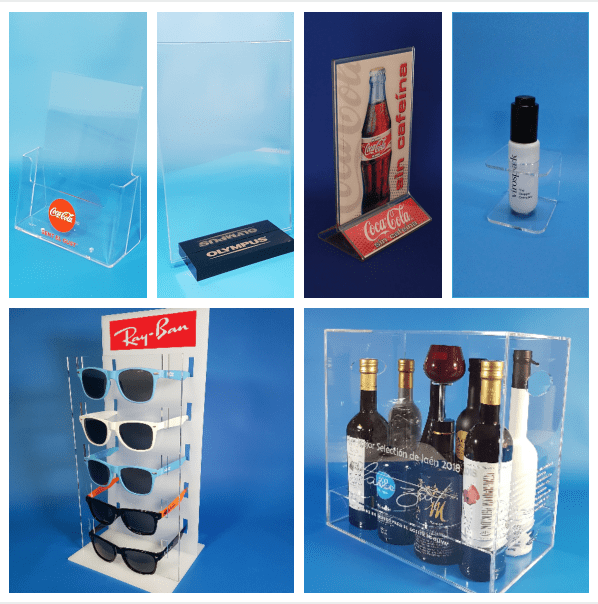 Expositores de metacrilato a medida Expositores de metacrilato a medida