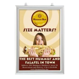 Marco de aluminio colgante B2 (50x70 cm)