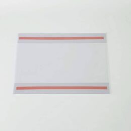 Portacarteles adhesivo de PVC A4 - Horizontal