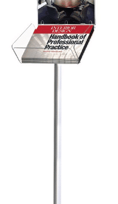 Portafolletos de pie A4 Horizontal con portacartel UDBS20Y0A4